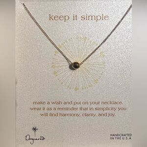Dogeared Dainty Gold Tone Necklace NEW